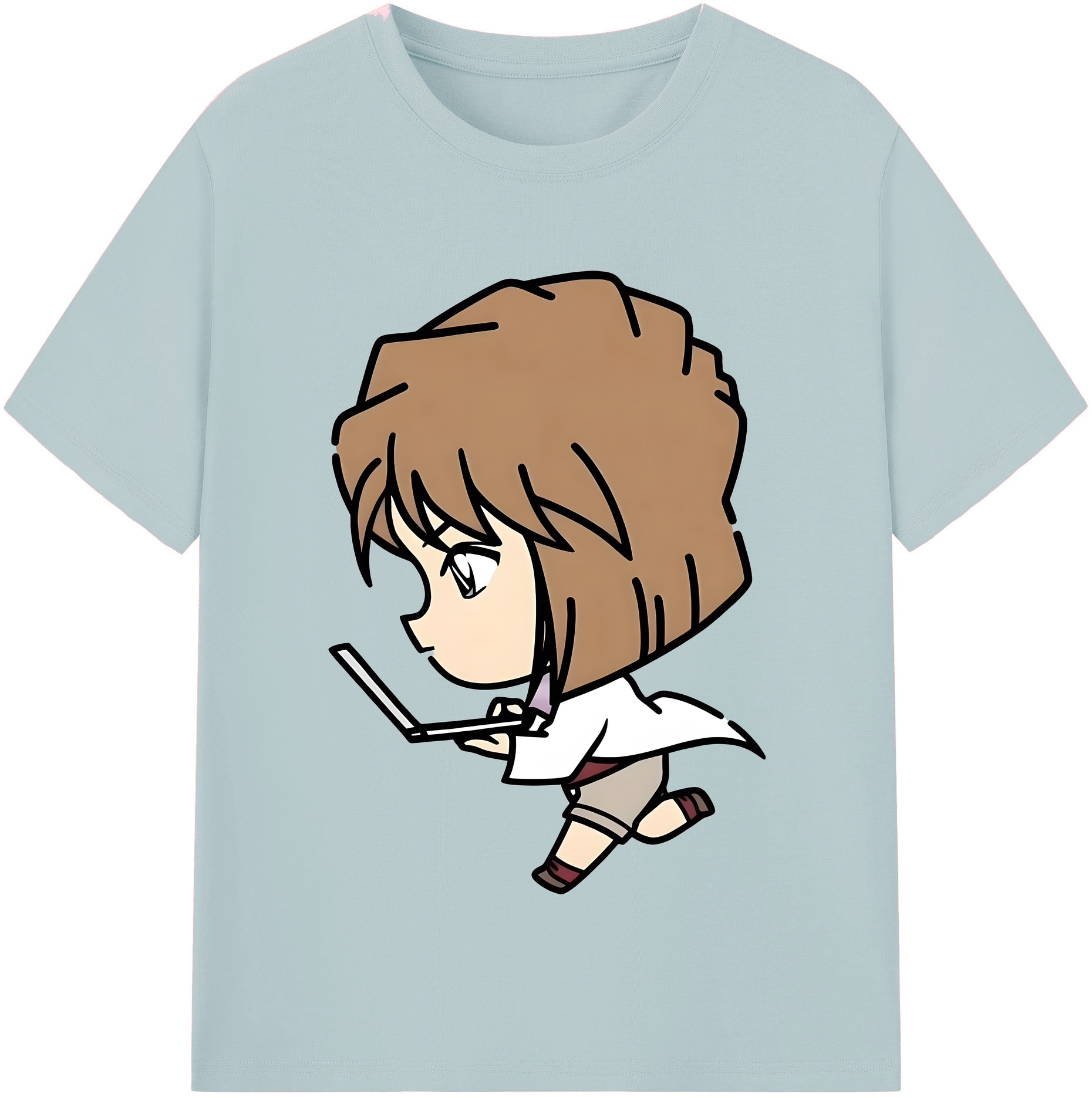 （画像用） 名探偵コナン 灰原 哀 はいばら あい Detective Conan Anita Hailey、Vi Graythorn Haibara Ai 綿100％半袖Tシャツ（フロントプリント）